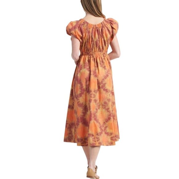 ULLA JOHNSON  Nanette Midi Dress In Topaz, Size 4, New with tag - Picture 2 of 16